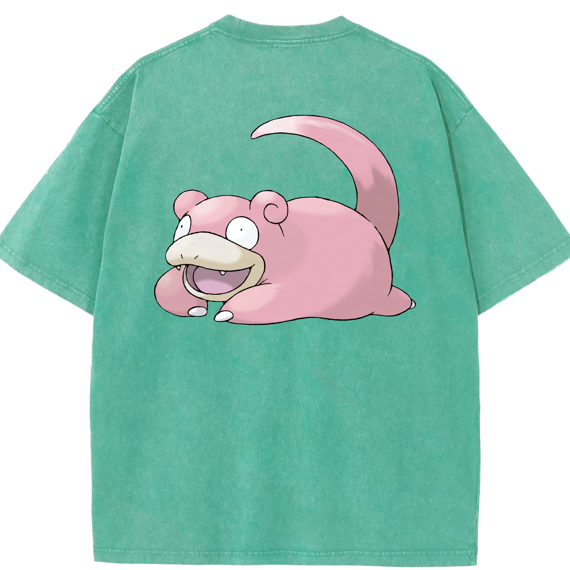 （画像用） ポケットモンスター Pokémon 綿100% ヴィンテージ風 半袖Tシャツ（背面プリント）